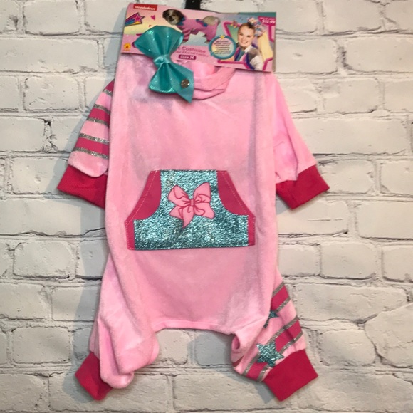 NWT JoJo Siwa Pink Dog Onesies Costumes Pet Outfit - Picture 4 of 15